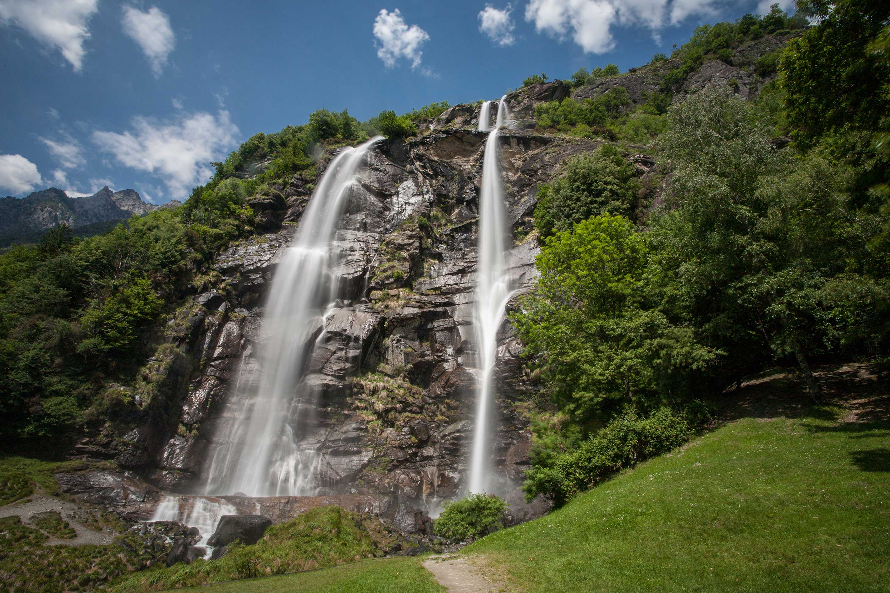 Acquafraggia Wasserfälle
